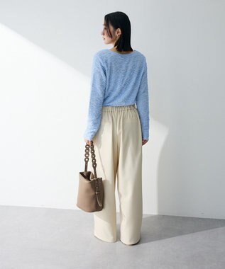 Green Parks 表面感ポコポコプルオーバー Sax