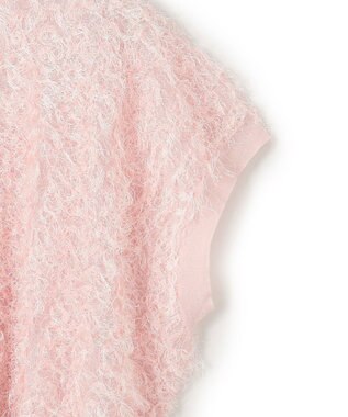 BEIGE， 【洗える】LYCORIS / カットジャカードプルオーバーニット Light Pink