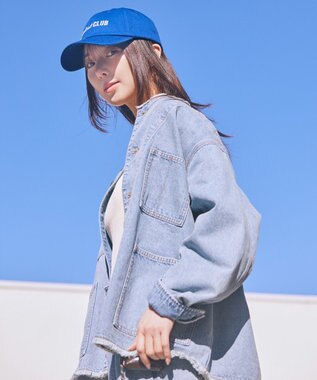 earth music&ecology アソートキャップ Blue