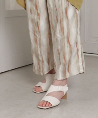 REGAL FOOT COMMUNITY 【ビューフィット】A60Y スクエアサンダル サンダル アイボリー