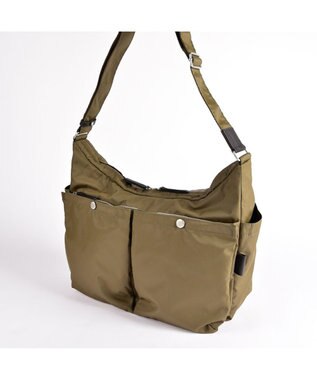 Y'SACCS ダブルホックポケットショルダー　Mサイズ カーキ