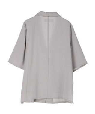 Green Parks 接触冷感　５分袖ジャケット Light Gray