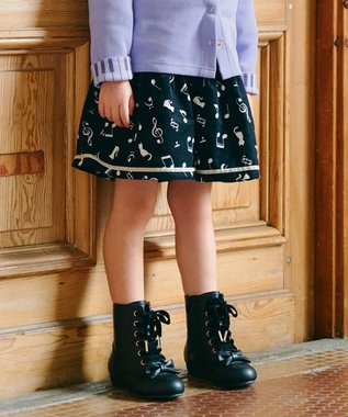  音符総柄キュロット