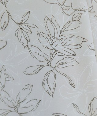 Tiaclasse 【洗える】フラワープリントスカート ベージュ