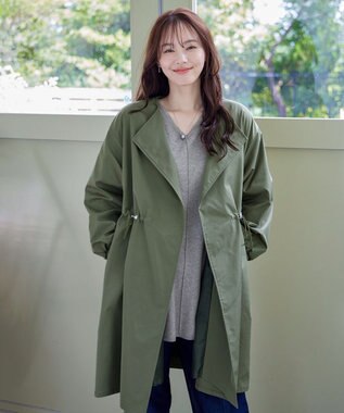 Tiaclasse L 着流しパフスリーブコート