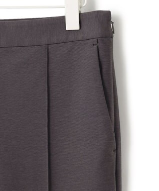 ICB L 【セットアップ対応・洗える】コットンコンプレッシャー テーパードパンツ ミディアムグレー系