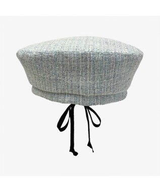 林八百吉商店 un chapeau  ツイードベレー サックス