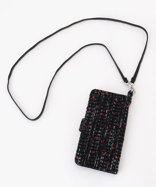 GRACE CONTINENTAL Fabricスマホケース グレー