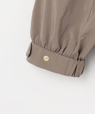 J.PRESS LADIES 【洗える・撥水】Artirosa ノーカラー ブルゾン ブラウン系