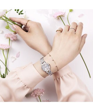 CITIZEN 【人気ロングセラー】エコ・ドライブ電波時計 防水 / ビジネス 就活 ギフトにも◎ ES9434-53W ピンク