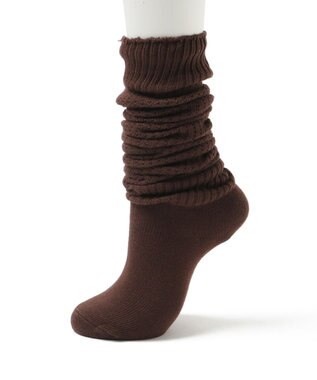 WEGO エアリールーズソックス ブラウン