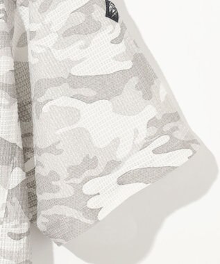 JOSEPH ABBOUD MOUNTAIN 【軽量/ストレッチ】メッシュサッカーカモ アウトドア シャツ アイボリー系6