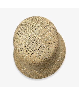 林八百吉商店 un chapeau  スカーフ付きベルハット ナチュラル