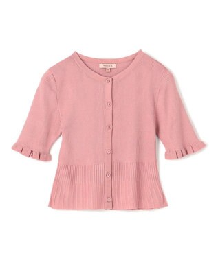 TOCCA HALF SLEEVE AJISAI  半袖カーディガン ピンク系