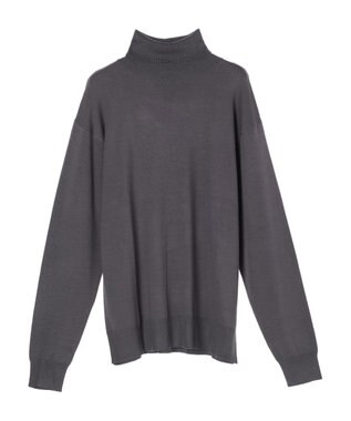 CRAFT STANDARD BOUTIQUE タートルネックニットプルオーバー Charcoal Gray