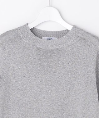 J.PRESS LADIES L Reeves Shine クルーネック ニット サックス系