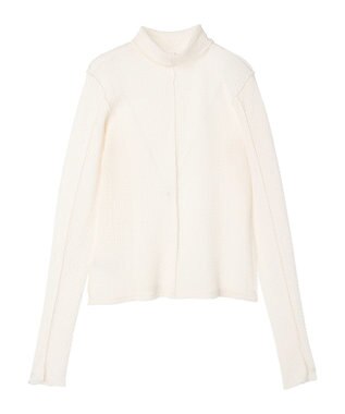 Green Parks ２ｗａｙポコポコタートルカットソー Ecru