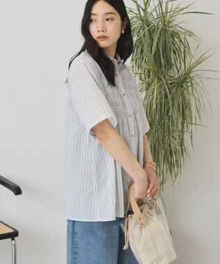 AMERICAN HOLIC シャーリング半袖シャツ Light Gray