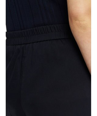 JOSEPH ライトギャバジンストレッチ　ワイドトラウザーズ Navy