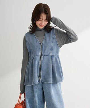 Green Parks シアーリブタートルプルオーバー Gray