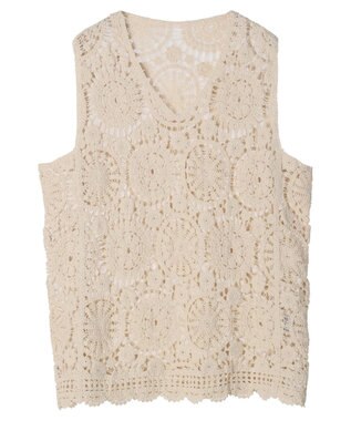 CRAFT STANDARD BOUTIQUE レースベスト Ivory