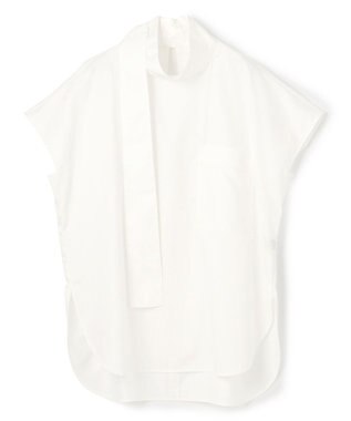 uncrave ブロードクロス ボウタイブラウス オフ