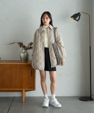 earth music&ecology ベロアトートバッグ Gray