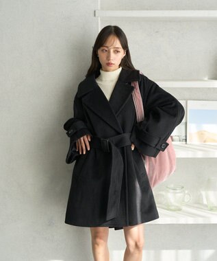 earth music&ecology ベロアトートバッグ Pink