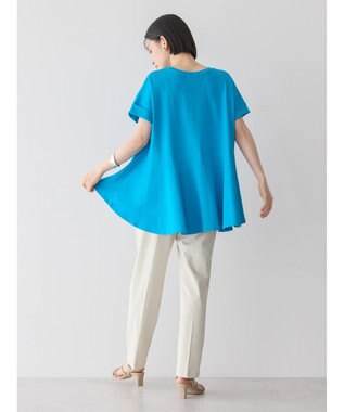 AMERICAN HOLIC フレアヘムフレンチスリーブカットプルオーバー Blue