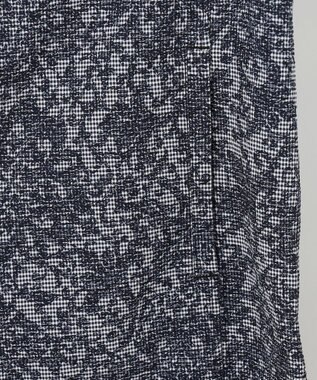 JOSEPH ABBOUD 【UV加工/エコ撥水/軽量】ライトウェーブライトボタニカルプリントシャツ ネイビー系6