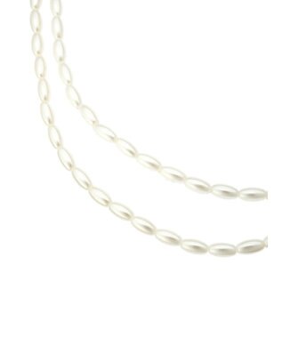 AMERICAN HOLIC ナツメパール２連＆メタルコイン３ＷＡＹネックレス Gold