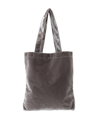 earth music&ecology ベロアトートバッグ Gray