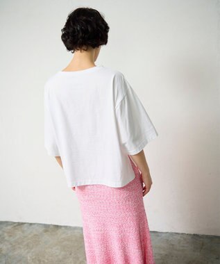 GRACE CONTINENTAL プリントトップ ホワイト