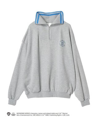 Green Parks ハリーポッター／ハーフジップ裏毛プルオーバー Blue