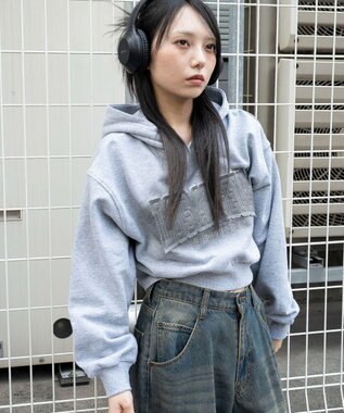 WEGO グラフィックショートパーカー