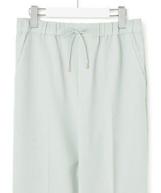 23区 【新色追加/洗える】2WAYストレッチツイル ドロスト パンツ ミント系