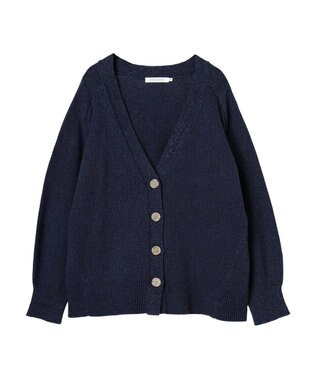 AMERICAN HOLIC ＭＩＸＶネックニットカーディガン Navy