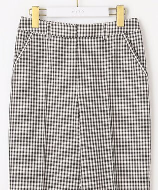 ANY SIS 【洗える】褒めらレディ テーパード パンツ ギンガムチェック