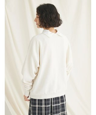 CRAFT STANDARD BOUTIQUE シェニールヤーンニットプルオーバー Ivory