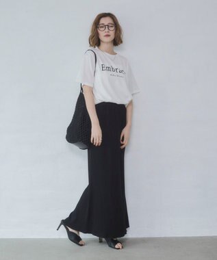 WEGO 【2026春夏新作】接触冷感プリントロゴT オフホワイト