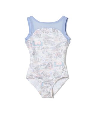 Chacott ノースリーブレオタード サックスブループリント