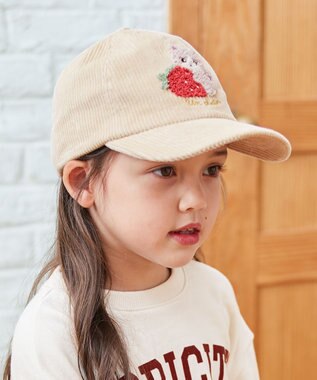 サガラ刺繍コーデュロイキャップ