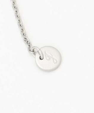 自由区 ダブルチェーンリング ネックレス マットシルバー