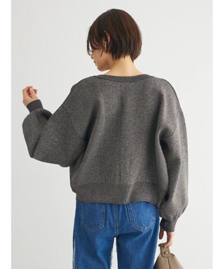 Green Parks ・ＥＬＥＮＣＡＲＥ　ＤＵＥ　２ｗａｙ　ラメカーディガン Black