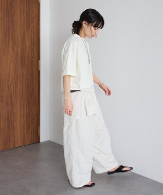 CRAFT STANDARD BOUTIQUE バイカラーヘムプルオーバー Off White