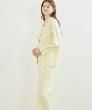une nana cool 【綿100%】なめらか天竺パジャマ MADE WITH LIBERTY FABRIC イエロー