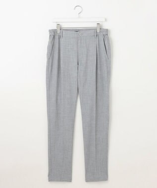 23区GOLF 【MEN】ウールライク　ワンタックテーパードパンツ ライトグレー系