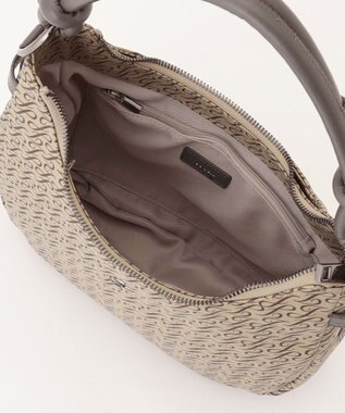 自由区 【撥水・2WAY】ナイロンノットワンショルダー バッグ ベージュ系1