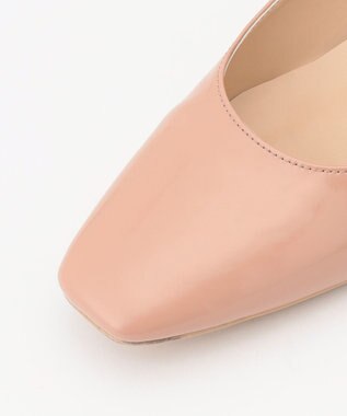 組曲 ビジューバックルメリージェーン パンプス ピンクベージュ系