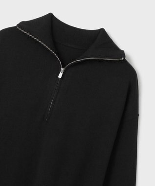 GRACE CONTINENTAL ストレートニットワンピース ブラック